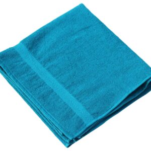 54.5” Blue Cotton Bath-Towel in Bulk at Wholesale – Soft & Absorbent – Bathing Essentials