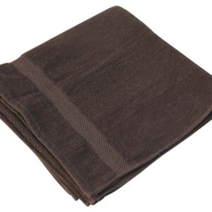 54.5” Brown Cotton Bath-Towel in Bulk at Wholesale – Soft & Absorbent – Bathing Essentials