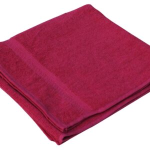 54.5” Maroon Cotton Bath-Towel in Bulk at Wholesale – Soft & Absorbent – Bathing Essentials